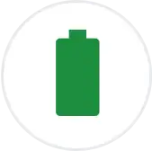 Green battery indicator